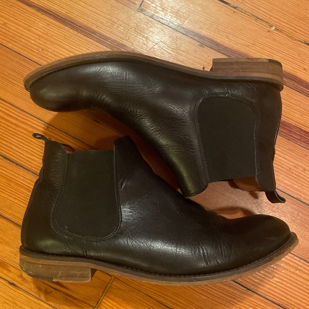 Wolverine Black Leather Chelsea Boots 10